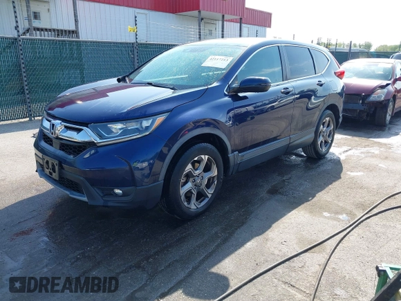 2017 Honda CR-V EX with VIN 2HKRW2H54HH682784, listed as a IAAI auction lot 42117213 with 133,860 mi miles. Bid and sale history available at carsss.com. Image 18.