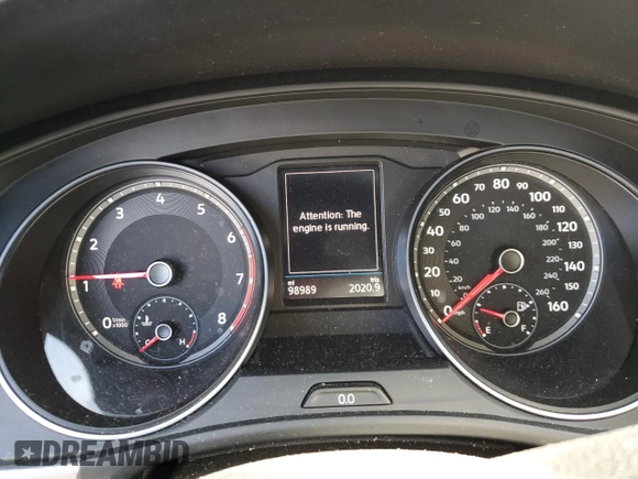 2020 Volkswagen Atlas SE z VIN 1V21E2CA0LC227597, wystawiony jako Copart lot #54232965 z przebiegiem 98 989 mil mil oraz Szkoda całkowita • Salvage title. Historia ofert i sprzedaży dostępna na DreamBid. Obrazek 9.