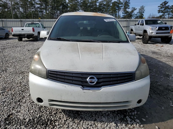 2008 Nissan Quest SL with VIN 5N1BV28U88N123391, listed as a Copart auction lot 88348305 with 185,850 mi miles and Salvage Title. Bid and sale history available at carsss.com. Image 5.