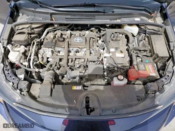 2022 Toyota Corolla Hybrid LE with VIN JTDEAMDE1NJ056580, listed as a Copart auction lot 48244975 with 67,342 mi miles and Salvage Title. Bid and sale history available at carsss.com. Image 11.