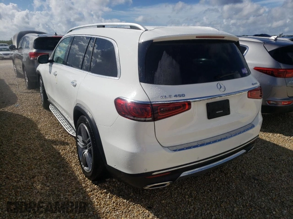 2020 Mercedes-Benz GLS with VIN 4JGFF5KE4LA219536, listed as a Copart auction lot 63814212 with 0 mi miles. Bid and sale history available at carsss.com. Image 3.