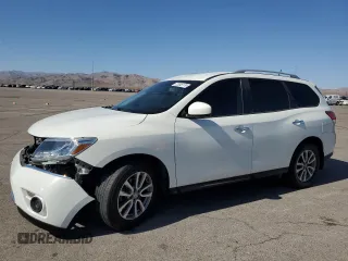 2016 Nissan Pathfinder S with VIN 5N1AR2MN5GC665783, listed as a Copart auction lot 72045174 with 96,330 mi miles and Salvage title. Bid and sale history available at DreamBid. Image 1.