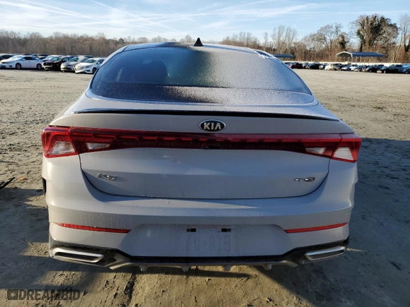 2021 Kia K5 GT-Line with VIN 5XXG64J25MG062972, listed as a Copart auction lot 84795614 with 78,661 mi miles and Salvage Title. Bid and sale history available at carsss.com. Image 6.