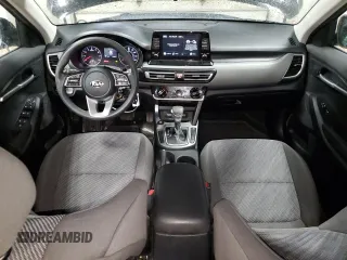 2021 Kia Seltos LX with VIN KNDEPCAA0M7144901, listed as a Copart auction lot 57679045 with 100,685 mi miles and Salvage title. Bid and sale history available at DreamBid. Image 8.