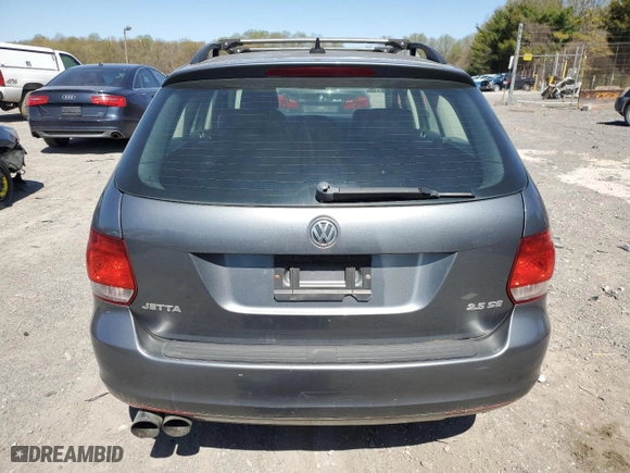 2014 Volkswagen Jetta SportWagen S with VIN 3VWPP7AJ3EM626556, listed as a Copart auction lot 53340045 with 158,885 mi miles and Salvage Title. Bid and sale history available at carsss.com. Image 6.