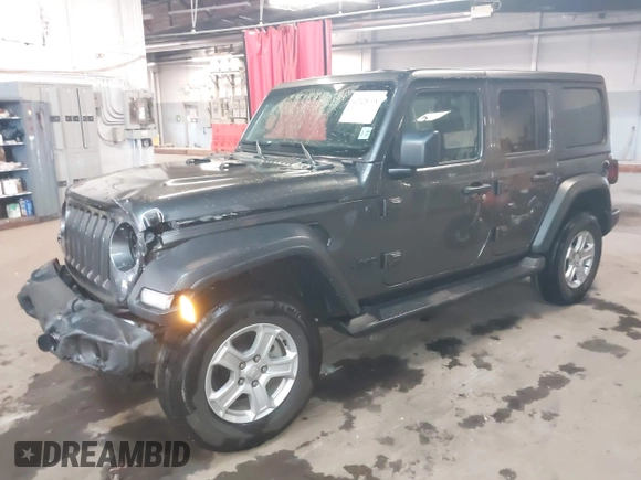 2022 Jeep Wrangler Unlimited Willys with VIN 1C4HJXDN9NW144374, listed as a IAAI auction lot 42325098 with 10,948 mi miles and . Bid and sale history available at DreamBid. Image 17.