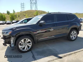 2022 Volkswagen Atlas SE with VIN 1V2HR2CA0NC518543, listed as a Copart auction lot 64811415 with 63,934 mi miles and Salvage title. Bid and sale history available at DreamBid. Image 1.