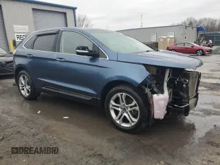 2018 Ford Edge Titanium with VIN 2FMPK4K92JBB07087, listed as a Copart auction lot 52729325 with 117,886 mi miles and Salvage Title. Bid and sale history available at carsss.com. Image 4.