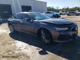 2022 Acura TLX w/Technology Package with VIN 19UUB5F41NA003012, listed as a Copart auction lot 82753724 with 41,478 mi miles and Salvage Title. Bid and sale history available at carsss.com. Image 4.