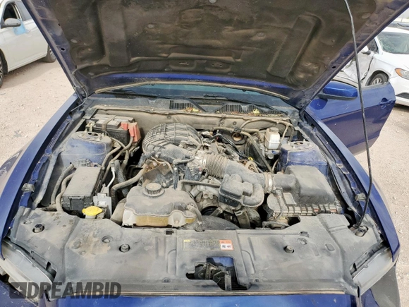 2014 Ford Mustang V6 with VIN 1ZVBP8AM2E5215150, listed as a Copart auction lot 56136135 with 189,225 mi miles and Salvage title. Bid and sale history available at DreamBid. Image 11.