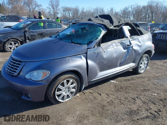 2007 Chrysler PT Cruiser with VIN 3C3JY45X77T612241, listed as a IAAI auction lot 41756209 with 145,457 mi miles. Bid and sale history available at carsss.com. Image 2.