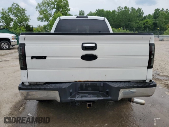 2012 Ford F-150 XL with VIN 1FTFW1ET3CFA97536, listed as a Copart auction lot 60842665 with 136,127 mi miles and Salvage title. Bid and sale history available at DreamBid. Image 6.
