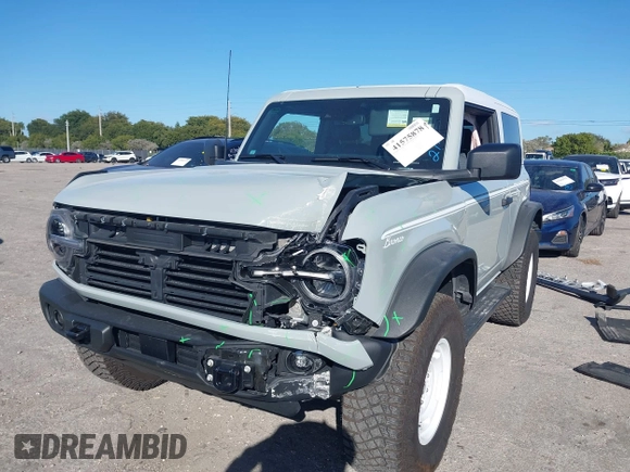 2024 Ford Bronco with VIN 1FMDE4CP3RLA28000, listed as a IAAI auction lot 41575878 with 11,631 mi miles and . Bid and sale history available at DreamBid. Image 6.