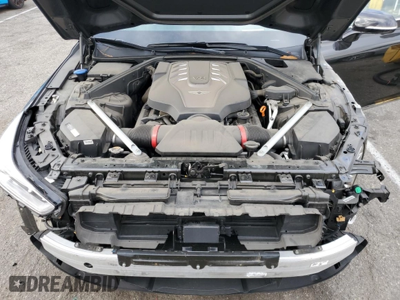 2018 Genesis G90 Ultimate with VIN KMHG54JH4JU038851, listed as a Copart auction lot 84758274 with 16,528 mi miles and Salvage Title. Bid and sale history available at DreamBid. Image 11.