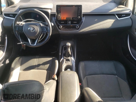 2019 Toyota Corolla Hatchback SE with VIN JTNK4RBEXK3029190, listed as a Copart auction lot 71320434 with 54,665 mi miles and Salvage Title. Bid and sale history available at carsss.com. Image 8.