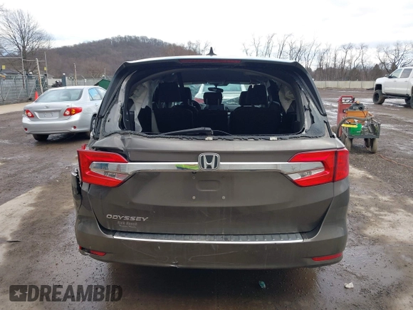 2019 Honda Odyssey EX with VIN 5FNRL6H50KB097304, listed as a IAAI auction lot 41659899 with 128,641 mi miles. Bid and sale history available at carsss.com. Image 16.