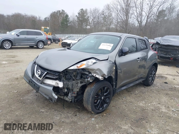 2013 Nissan Juke S with VIN JN8AF5MR9DT213627, listed as a IAAI auction lot 41132886 with 111,453 mi miles. Bid and sale history available at carsss.com. Image 6.