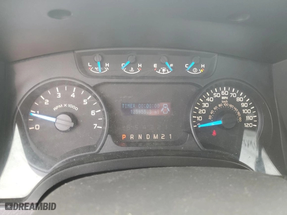 2014 Ford F-150 XL with VIN 1FTMF1CM9EKG07580, listed as a Copart auction lot 47233885 with 125,955 mi miles and Salvage Title. Bid and sale history available at carsss.com. Image 9.