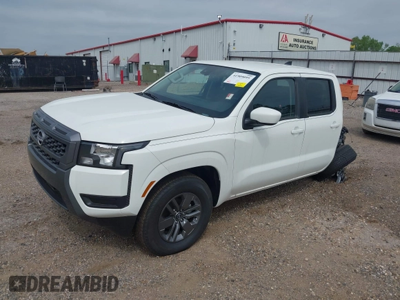 2025 Nissan Frontier S with VIN 1N6ED1EKXSN608668, listed as a IAAI auction lot 41909095 with 41 mi miles and . Bid and sale history available at DreamBid. Image 23.