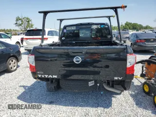 2021 Nissan Titan SV with VIN 1N6AA1EE9MN524930, listed as a Copart auction lot 52069845 with 44,280 mi miles and Salvage Title. Bid and sale history available at DreamBid. Image 6.
