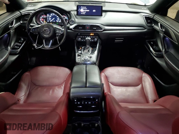 2021 Mazda CX-9 Carbon Edition with VIN JM3TCADY2M0527657, listed as a Copart auction lot 46650145 with 69,439 mi miles and Salvage title. Bid and sale history available at DreamBid. Image 8.