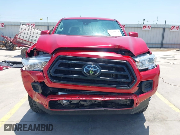 2022 Toyota Tacoma SR with VIN 3TYAX5GN6NT060646, listed as a IAAI auction lot 42186513 with 46,735 mi miles and . Bid and sale history available at DreamBid. Image 13.