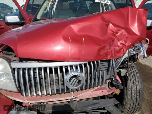 2007 Mercury Mountaineer Premier with VIN 4M2EU48817UJ06045, listed as a Copart auction lot 71610734 with 171,335 mi miles and Salvage Title. Bid and sale history available at carsss.com. Image 12.