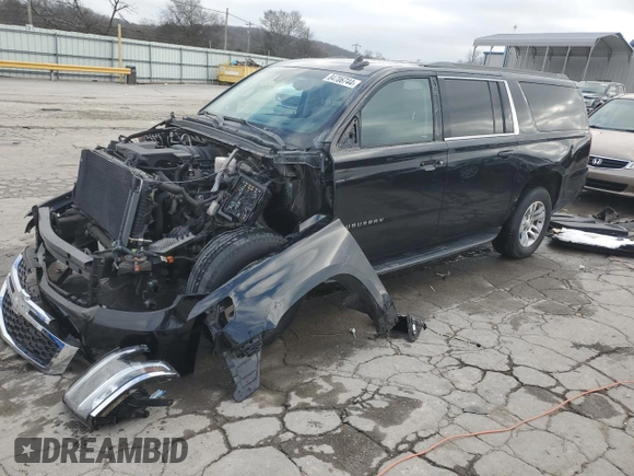 2018 Chevrolet Suburban LT with VIN 1GNSKHKC2JR338352, listed as a Copart auction lot 84706744 with 106,827 mi miles and Salvage Title. Bid and sale history available at carsss.com. Image 1.