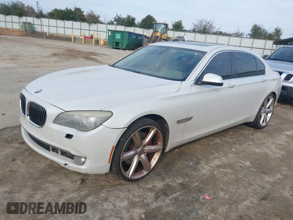 2011 BMW 7 Series 750Li with VIN WBAKB8C54BC852374, listed as a IAAI auction lot 41484350 with 137,388 mi miles. Bid and sale history available at carsss.com. Image 2.