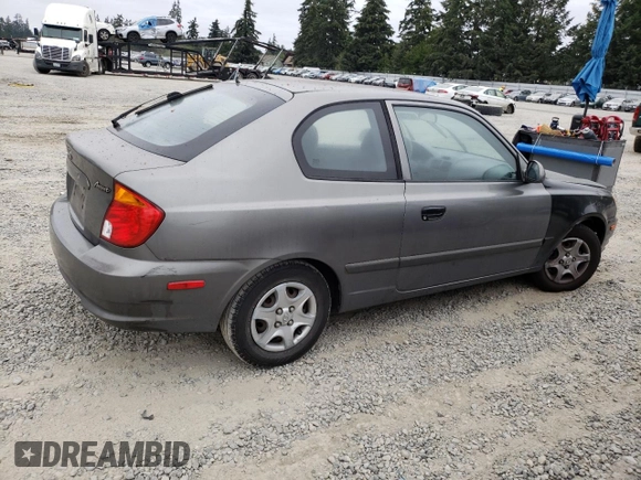 2004 Hyundai Accent GL with VIN KMHCG35C44U299645, listed as a Copart auction lot 63728174 with 159,604 mi miles and Clean Title. Bid and sale history available at carsss.com. Image 3.