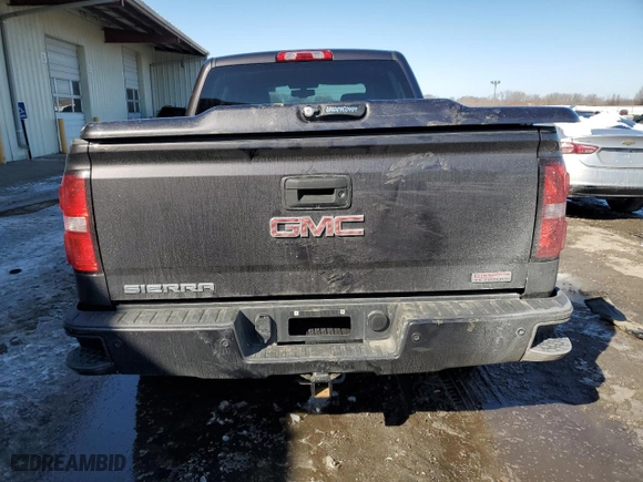 2014 GMC Sierra 1500 SLT with VIN 3GTU2VEC7EG463025, listed as a Copart auction lot 46146555 with 0 mi miles and Salvage Title. Bid and sale history available at carsss.com. Image 6.
