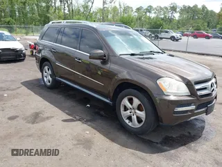 2012 Mercedes-Benz GL 450 z VIN 4JGBF7BE1CA781484, wystawiony jako IAAI lot #42366818 z przebiegiem 118 898 mil mil oraz . Historia ofert i sprzedaży dostępna na DreamBid. Obrazek 1.