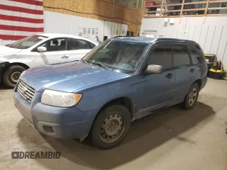2007 Subaru Forester X with VIN JF1SG63617G735181, listed as a Copart auction lot 88952485 with 141,285 mi miles and Salvage Title. Bid and sale history available at carsss.com. Image 1.