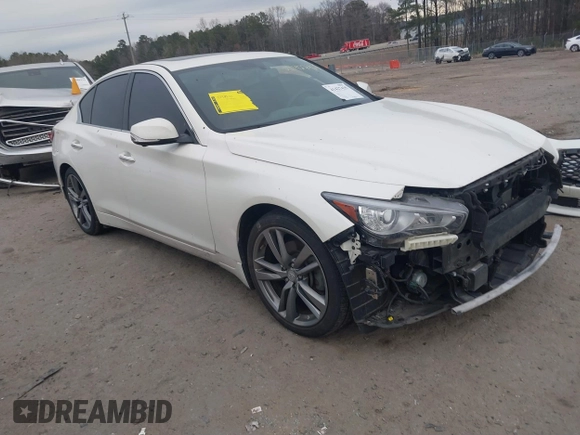 2021 Infiniti Q50 3.0t SENSORY with VIN JN1EV7CP4MM707726, listed as a IAAI auction lot 41427425 with 105,970 mi miles. Bid and sale history available at carsss.com. Image 1.