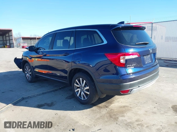 2021 Honda Pilot EX-L with VIN 5FNYF6H5XMB019425, listed as a IAAI auction lot 41698961 with 63,325 mi miles and . Bid and sale history available at carsss.com. Image 3.
