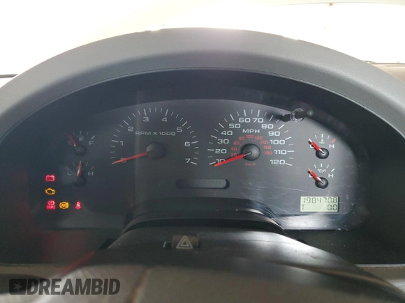 2007 Ford F-150 XL with VIN 1FTRF12297NA82401, listed as a Copart auction lot 58295705 with 198,470 mi miles and Salvage title. Bid and sale history available at DreamBid. Image 9.