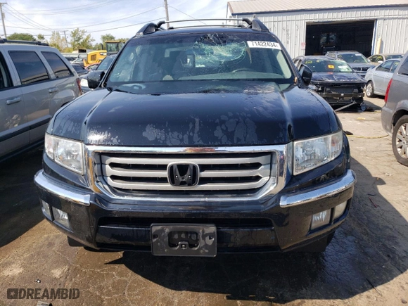 2012 Honda Ridgeline RTL with VIN 5FPYK1F54CB453251, listed as a Copart auction lot 71422434 with 167,759 mi miles and Salvage Title. Bid and sale history available at carsss.com. Image 5.