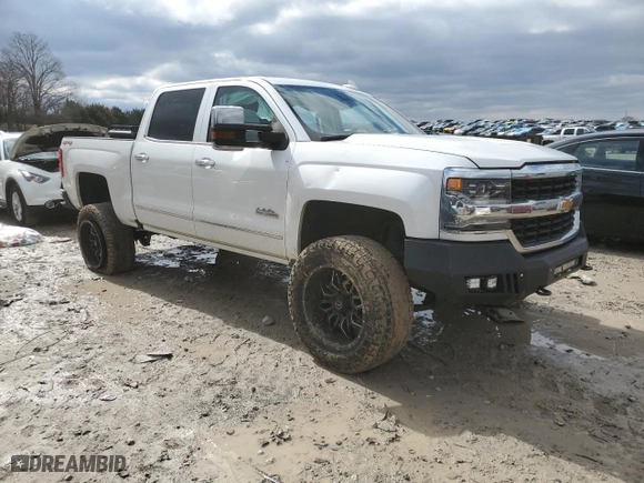 2018 Chevrolet Silverado 1500 High Country with VIN 3GCUKTEC8JG499739, listed as a Copart auction lot 47960755 with 106,381 mi miles and Salvage Title. Bid and sale history available at carsss.com. Image 4.