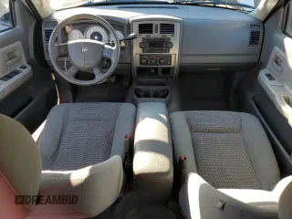 2007 Dodge Dakota SLT with VIN 1D7HE48K47S103248, listed as a Copart auction lot 82744094 with 126,126 mi miles and Salvage Title. Bid and sale history available at DreamBid. Image 8.