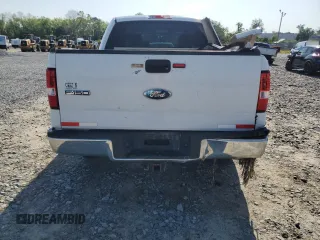 2008 Ford F-150 XLT with VIN 1FTPW12V28KB20474, listed as a Copart auction lot 52600935 with 168,581 mi miles and Salvage title. Bid and sale history available at DreamBid. Image 6.