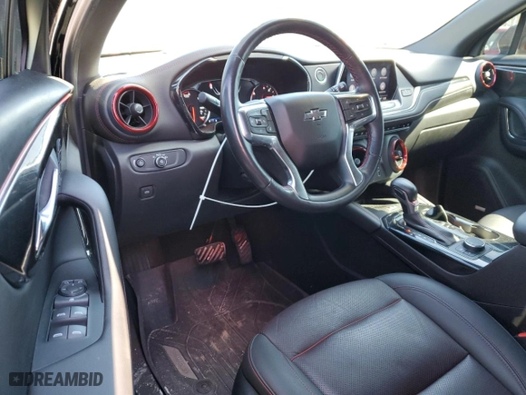 2022 Chevrolet Blazer RS with VIN 3GNKBERS5NS126978, listed as a Copart auction lot 45568815 with 74,810 mi miles and Salvage Title. Bid and sale history available at carsss.com. Image 8.