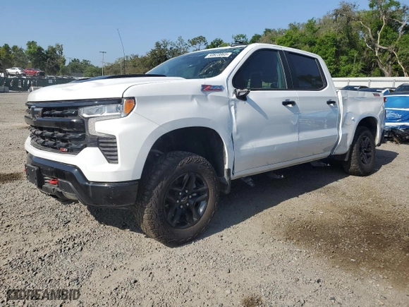 2024 Chevrolet Silverado 1500 LT Trail Boss with VIN 3GCUDFED2RG252264, listed as a Copart auction lot 50823065 with 22,139 mi miles and Salvage Title. Bid and sale history available at carsss.com. Image 1.