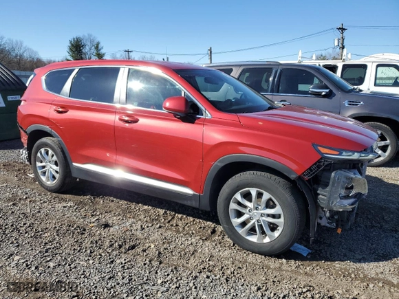 2019 Hyundai Santa Fe SE with VIN 5NMS2CAD6KH097665, listed as a Copart auction lot 49208445 with 85,806 mi miles and Salvage Title. Bid and sale history available at carsss.com. Image 4.