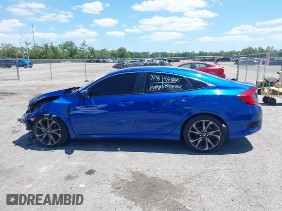 2021 Honda Civic Sport with VIN 2HGFC2F80MH527517, listed as a IAAI auction lot 42020871 with 36,058 mi miles and . Bid and sale history available at DreamBid. Image 15.