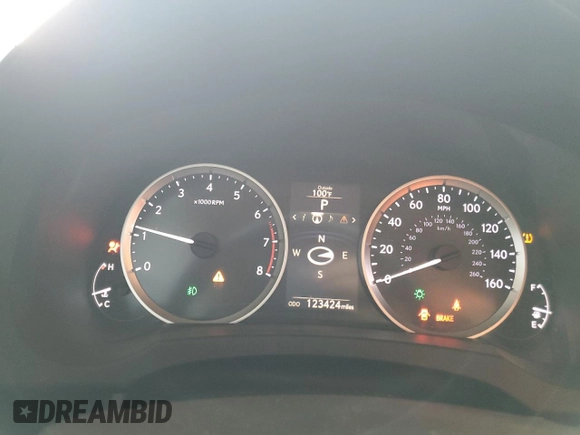 2014 Lexus IS 250 with VIN JTHBF1D2XE5018510, listed as a Copart auction lot 60073465 with 123,424 mi miles and Salvage title. Bid and sale history available at DreamBid. Image 9.
