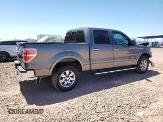2012 Ford F-150 XL with VIN 1FTFW1ET4CKD78574, listed as a Copart auction lot 62600615 with 126,985 mi miles and Salvage title. Bid and sale history available at DreamBid. Image 3.