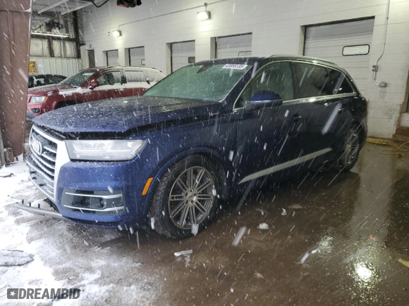2019 Audi Q7 Prestige with VIN WA1VAAF7XKD024938, listed as a Copart auction lot 43956135 with 90,738 mi miles and Salvage Title. Bid and sale history available at carsss.com. Image 1.