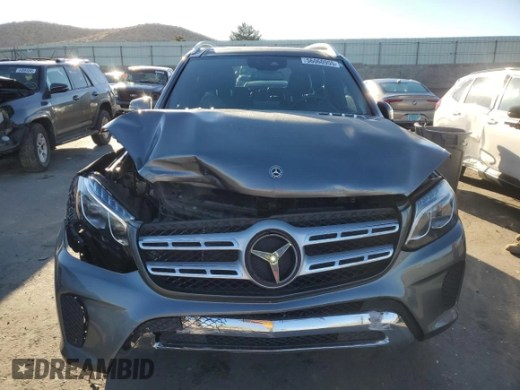 2019 Mercedes-Benz GLS 450 with VIN 4JGDF6EE5KB198424, listed as a Copart auction lot 56060955 with 65,016 mi miles and Salvage title. Bid and sale history available at DreamBid. Image 5.