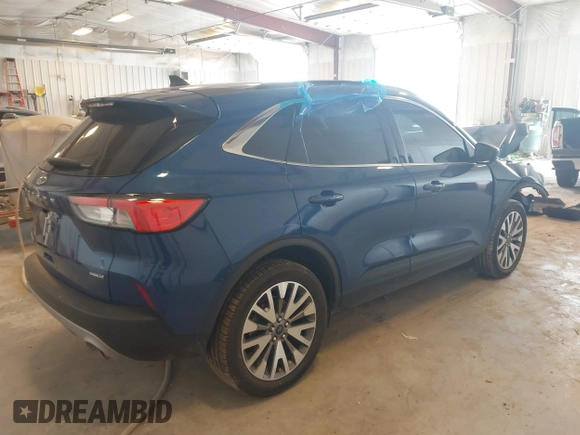 2022 Ford Escape Titanium Hybrid z VIN 1FMCU9DZ9NUA38627, wystawiony jako IAAI lot #42288647 z przebiegiem 54 802 mil mil oraz . Historia ofert i sprzedaży dostępna na DreamBid. Obrazek 4.