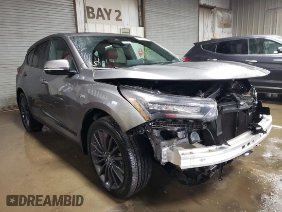 2023 Acura RDX w/A-Spec Advance Package with VIN 5J8TC2H86PL015476, listed as a Copart auction lot 80779844 with 11,559 mi miles and Salvage Title. Bid and sale history available at carsss.com. Image 4.